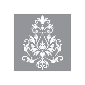 Artekil Damask 16 30x30 cm Fayans Duvar Mobilya Stencil Boyama Şablonu