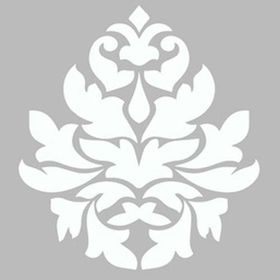 Artekil Damask 5 30x30 cm Fayans Duvar Mobilya Stencil Boyama Şablonu