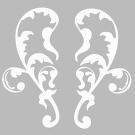 Artekil Damask 9 30x30 cm Fayans Duvar Mobilya Stencil Boyama Şablonu