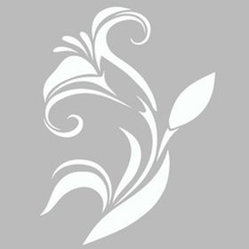 Artekil Damask Zambak 30x30 cm Fayans Duvar Mobilya Stencil Boyama Şablonu