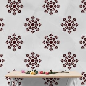 Artekil Desen 2 30x30 cm Fayans Duvar Mobilya Stencil Boyama Şablonu