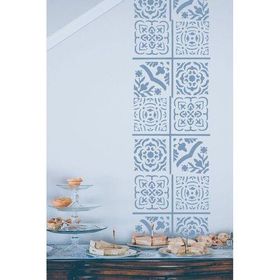 Artekil Dümen 30x30 cm Fayans Duvar Mobilya Stencil Boyama Şablonu