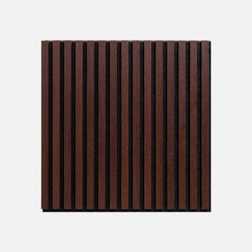 Artelmo 20x600x600 mm Koyu Ceviz Kare MDF Akustik Duvar Paneli