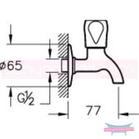 Artema A41585 Kısa Musluk