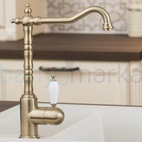 Artema A4215433 Verona Saten Altın Eviye Bataryası