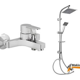 Artema A42676 ST021 Win S Banyo Batarya ve GMS Karine Tepe Yağmurlama Duş Seti