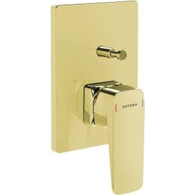 Artema A4275223 Root Square Sıva Üstü Altın Ankastre Banyo Bataryası