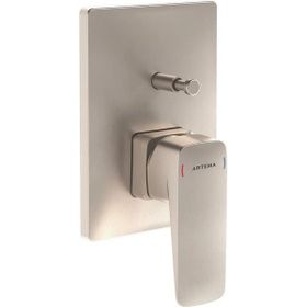 Artema A4275234 Root Square Fırçalı Nikel Ankastre Banyo Bataryası