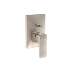 Artema A4275234 Root Square Sıva Üstü Fırçalı Nikel Ankastre Banyo Bataryası