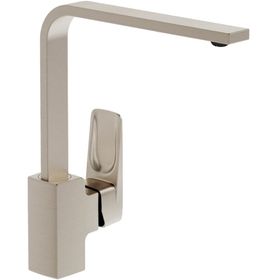 Artema A4275334 Root Square Nikel Fırçalı Eviye Bataryası