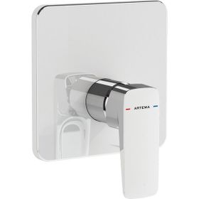 Artema A42827 Root Square Krom Ankastre Duş Bataryası