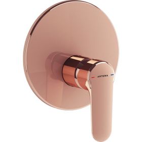 Artema A4282929 Root Round Soft Bakır Ankastre Duş Bataryası