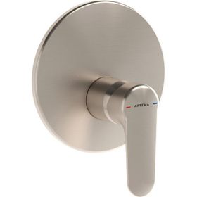 Artema A4282934 Root Round Fırçalı Nikel Ankastre Duş Bataryası