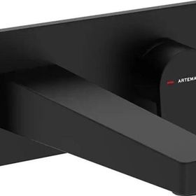 Artema A4318036 Mat Siyah Flow Square Ankastre Lavabo Bataryası