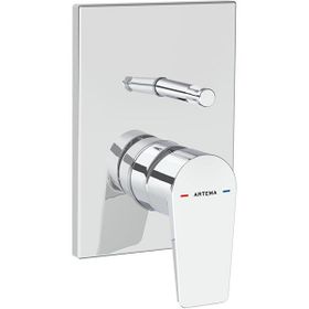 Artema A43208 Krom Flow Square Ankastre Banyo Bataryası