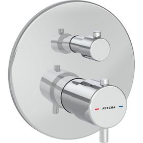 Artema A43258 Root Round Krom Ankastre termostatik Banyo Bataryası