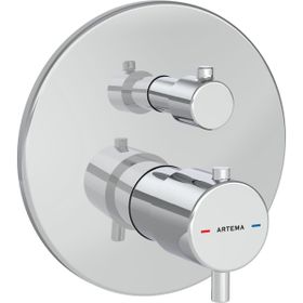 Artema A43258 Root Round Krom Ankastre termostatik Banyo Bataryası