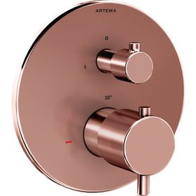 Artema A4325829 Soft Bakır Root Round Ankastre Termostatik Banyo Bataryası
