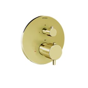 Artema A4325874 Soft Altın Root Round Ankastre termostatik Banyo Bataryası