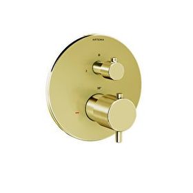 Artema A4325874 Soft Altın Root Round Ankastre termostatik Banyo Bataryası