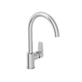 Artema A43419 Flow Soft C Tipi Krom Eviye Bataryası