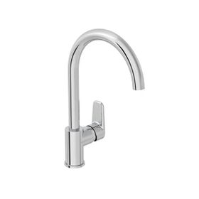 Artema A43419 Flow Soft C Tipi Krom Eviye Bataryası
