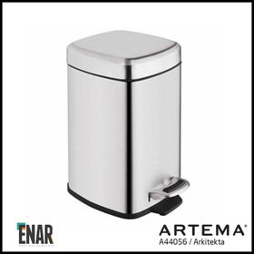 Artema A44056 Arkitekta 12 lt Çelik Çöp Kovası