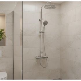 Artema A47055 Aquaheat Termostatik Duş Bataryası ve A45598 Duş Sistemi Set