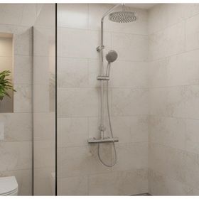 Artema A47055 Aquaheat Termostatik Duş Bataryası ve A45598 Duş Sistemi Set