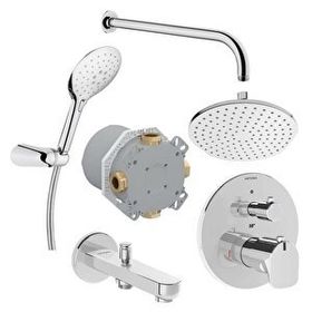 Artema A49279 Root Round Krom Ankastre Duş Seti