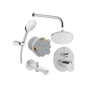 Artema A49279 Root Round Krom Ankastre Duş Seti