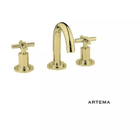 Artema Juno A4086123 Altın Ankastre Lavabo Bataryası
