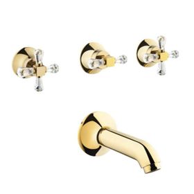 Artema Juno Swarovski Altın A4166723 Ankastre Banyo Bataryası