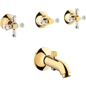 Artema Juno Swarovski Altın A4166823 Ankastre Banyo Bataryası