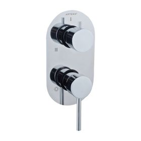 Artema Minimax A41652 Krom Yönlendiricili 3 Yollu Ankastre Banyo Bataryası
