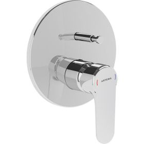 Artema Root Round A42727 Krom Sıva Üstü Ankastre Banyo Bataryası