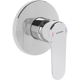 Artema Root Round A42728 Krom Sıva Üstü Ankastre Duş Bataryası