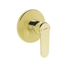 Artema Root Round A4272823 Altın Sıva Üstü Ankastre Duş Bataryası