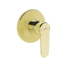 Artema Root Round A4272823 Altın Sıva Üstü Ankastre Duş Bataryası
