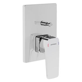 Artema Root Square A42752 Krom Sıva Üstü Ankastre Banyo Bataryası