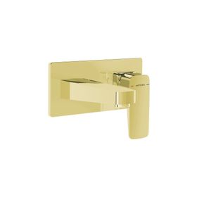 Artema Root Square Sıva Üstü Altın Ankastre Lavabo Bataryası