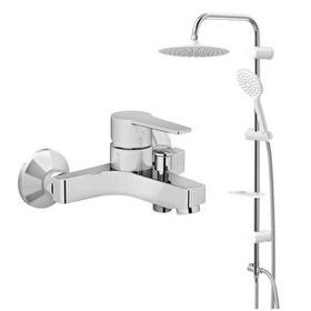 Artema VS-5360 Nora S Banyo Batarya Valtemo Beyaz Tepe Duş Seti