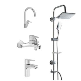 Artema Win S Banyo+Lavabo+Eviye Batarya Seti +DUXXA Trend Robot Duş Seti