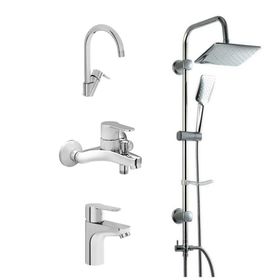 Artema Win S Banyo+Lavabo+Eviye Batarya Seti +DUXXA Trend Robot Duş Seti