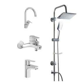 Artema Win S Banyo+Lavabo+Eviye Batarya Seti +DUXXA Trend Robot Duş Seti