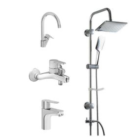 Artema Win S Banyo+Lavabo+Eviye Batarya Seti +DUXXA Trend Robot Duş Seti