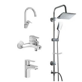Artema Win S Banyo+Lavabo+Eviye Batarya Seti +DUXXA Trend Robot Duş Seti
