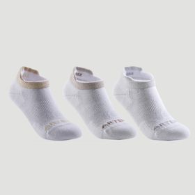 Artengo RS160 Beyaz Kısa Konçlu Çocuk 3'lü Tenis Çorabı