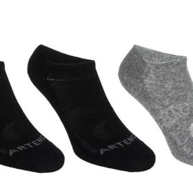 Artengo RS160 Siyah Uzun Konçlu Yetişkin 3'lü Tenis Çorabı