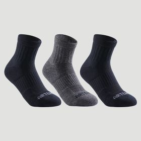 Artengo RS500 Siyah Kısa Konçlu Yetişkin 3'lü Paket Spor Çorabı
